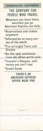 American Express matchbook