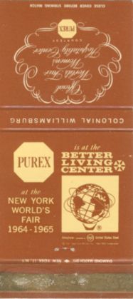 Better Living Center (Purex) matchbook