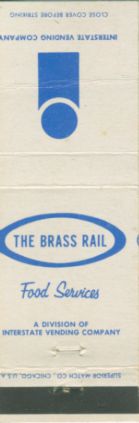 Brass Rail Restaurants matchbook