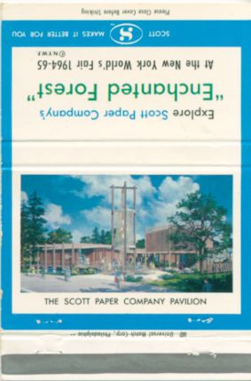 Scott Paper matchbook