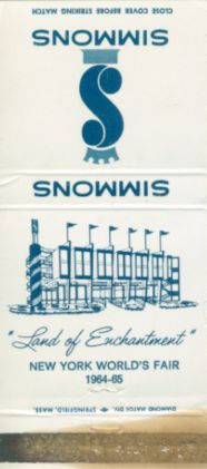 Simmons matchbook