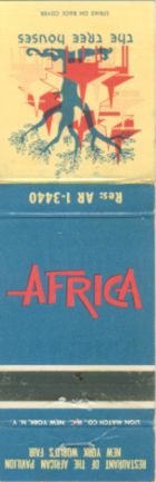 Africa matchbook