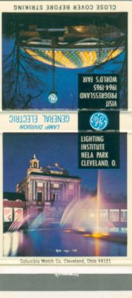 General Electric matchbook