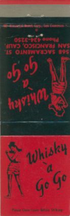 Hollywood matchbook