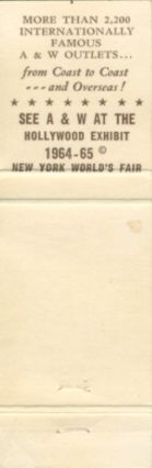 Hollywood matchbook