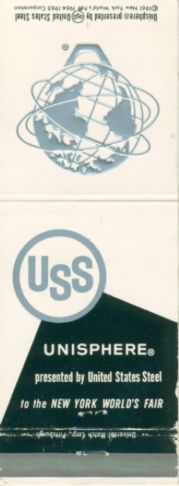 United States Steel (Unisphere) matchbook