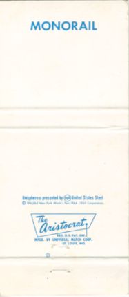 Monorail matchbook