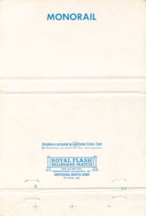 Monorail matchbook