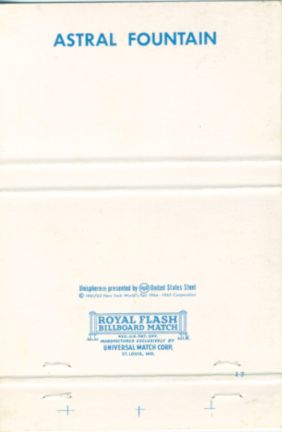 Astral Fountain matchbook
