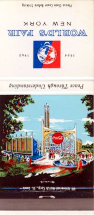 Coca-Cola matchbook