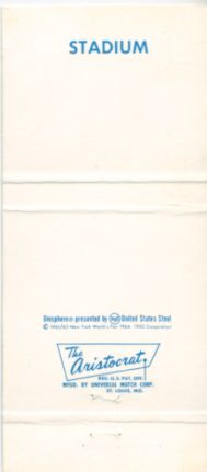 Shea Stadium matchbook