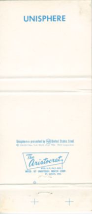 Unisphere matchbook