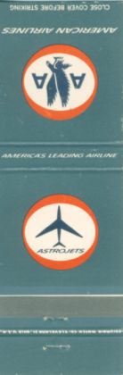 American Airlines matchbook
