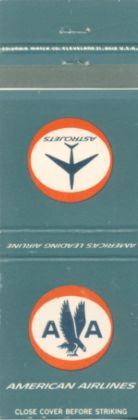American Airlines matchbook