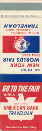 American Bank matchbook
