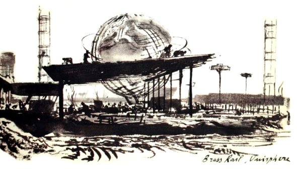 Men at Work — construction sketch between plates a and b