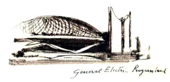 Men at Work — construction sketch of Fair building work