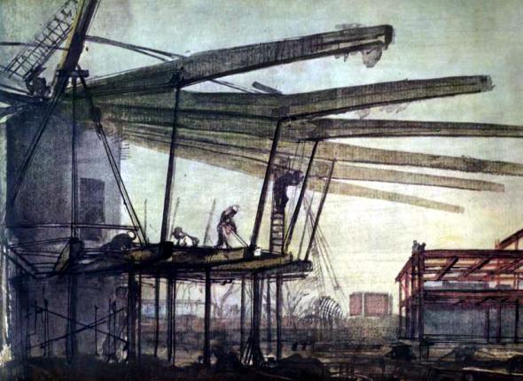 Men at Work — Philippines, Kodak, and Greece under construction