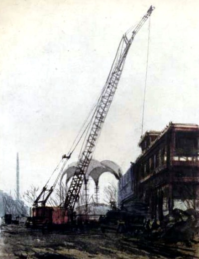 Men at Work — Johnson’s Wax and Spain under construction