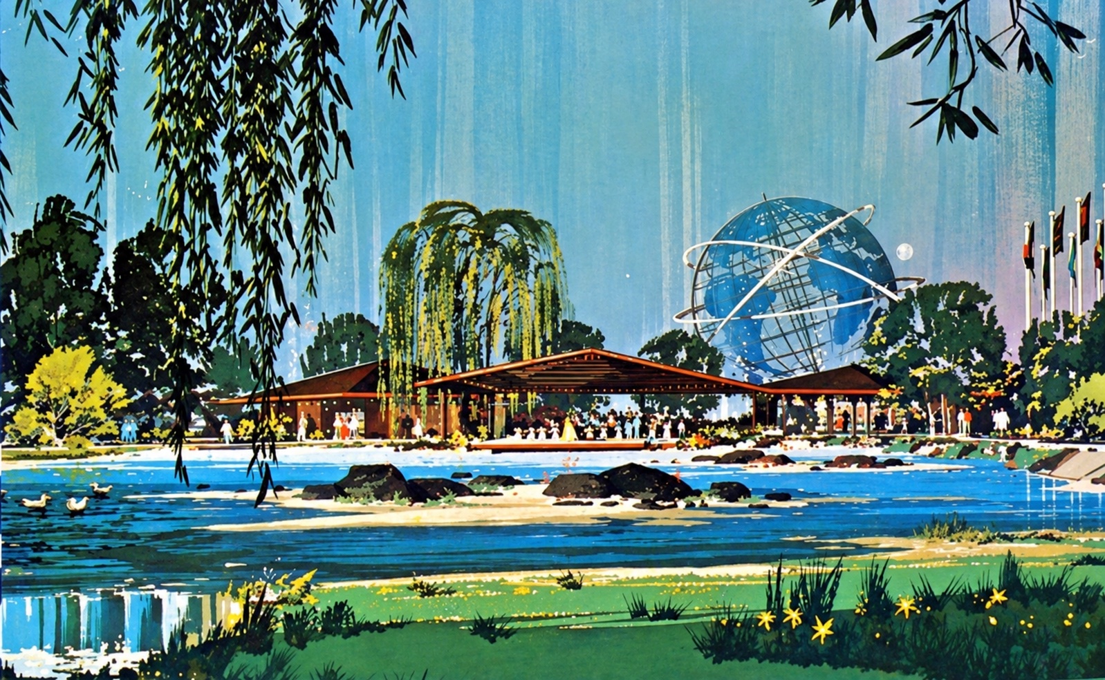 Oklahoma pavilion at the 1964/1965 New York World’s Fair