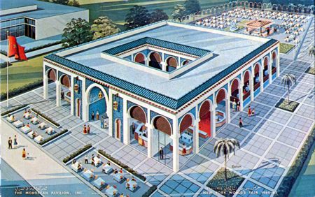 Morocco Pavilion official postcard No. 73187-B