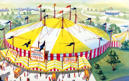 Continental Circus official postcard No. 74030-B