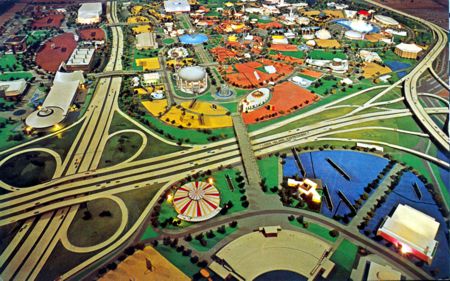 Aerial (Side view of Fair) - Model official postcard No. 75470-B