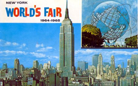 Unisphere - Empire State Building official postcard No. 78496-B