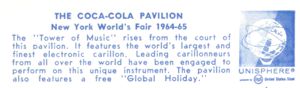 Reverse — Coca Cola Pavilion official postcard