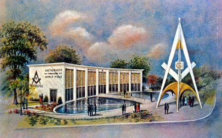 Masonic Center official postcard No. 80489-B