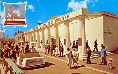 Hall of Free Enterprise official postcard No. 86863-B