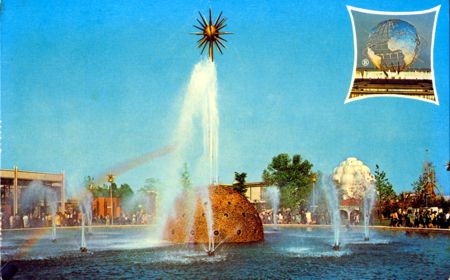 The Solar Fountain official postcard No. 87414-B
