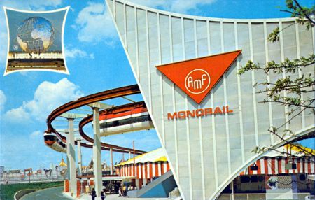 The Monorail official postcard No. 87419-B