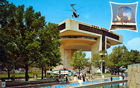 Port of New York Authority Heliport official postcard No. 88531-B