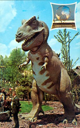 Sinclair Tyrannosaur official postcard No. 88533-B