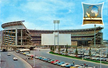 Shea Stadium official postcard No. 89958-B