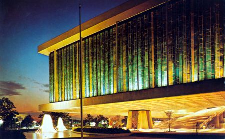 Night United States Pavilion official postcard No. 91865-B