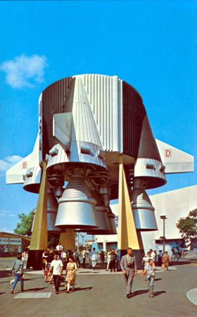 Saturn V Boat Tail - U.S. Space Park official postcard No. 92011-B