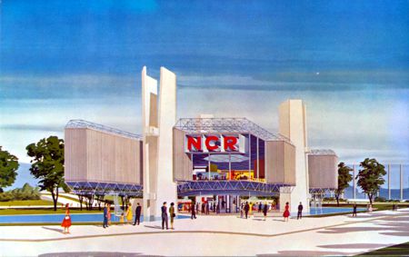 National Cash Register exhibitor postcard No. 65574