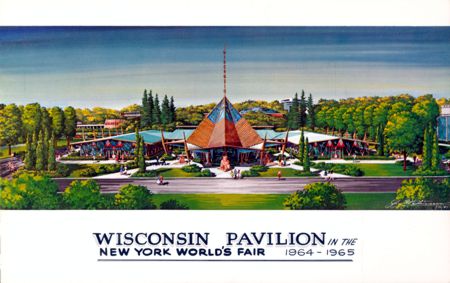 Wisconsin Pavilion exhibitor postcard No. N/A