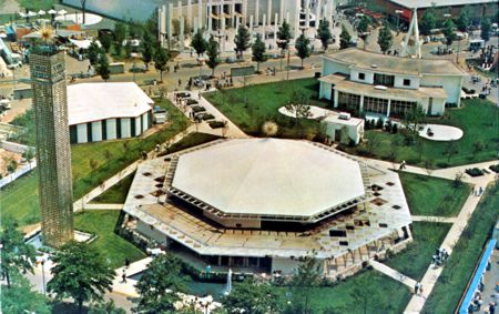 Billy Graham Pavilion exhibitor postcard No. N/A