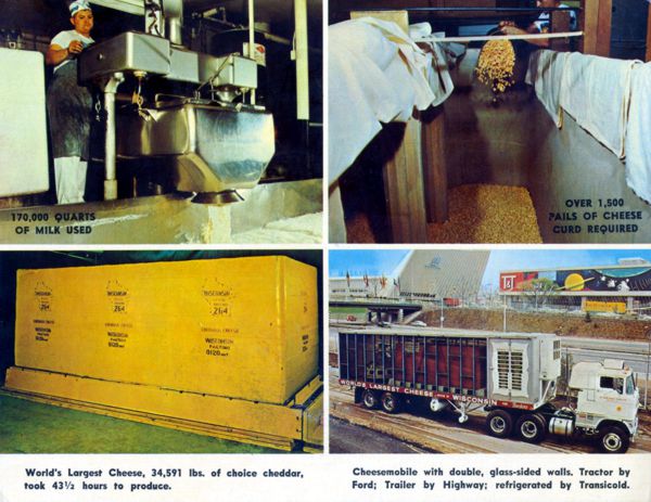 Wisconsin Pavilon exhibitor postcard No. 80841-B