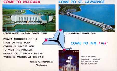 New York State Pavilion exhibitor postcard No. 85504-B