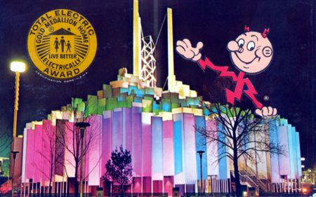 Tower of Light exhibitor postcard No. 87422-B