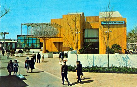 American Express Pavilion exhibitor postcard No. 88288-B
