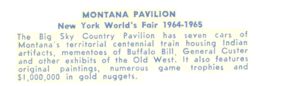 Reverse — Montana exhibitor postcard