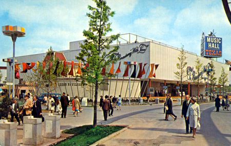 Texas Pavilion (2 of 4) exhibitor postcard No. 88463-B