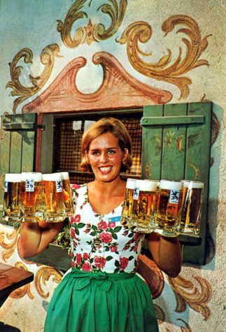 Lowenbrau Gardens exhibitor postcard No. 91904-B