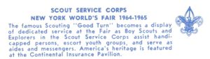Reverse — Wonderful World of Scouting (5 of 6) exhibitor postcard