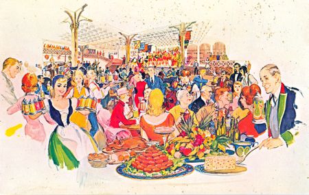 Belgian Village exhibitor postcard No. S-57120